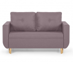 Sofa-lova DORO 2-vietė Rožinė Suapmu&scaron;ta Atlo&scaron;as Kompakti&scaron;ko Dydžio