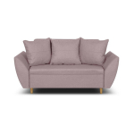 Miegamoji sofa ALI, 2 vietų, rožinė, modernus audinio apmu&scaron;alas, 120x190 cm