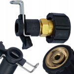 Adapteris Rosfix QuickConnect M22x14mm &ndash; Greitas prijungimas, M22 sriegis 14 mm, Click tipas A, Karcher K2-K7 Komplektas