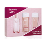 Kvepalų dovanų rinkinys Reebok Activate Your Senses Floral-Fruity EDT, 3 dalių