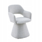 Fotelis Homla Gombe 774874, 55x62x85 cm, pilkas