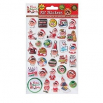 Lipdukai &bdquo;Elves Behavin' Badly&ldquo; elfo viniliniai pūsti lipdukai, 30 vnt., 3D &scaron;ventiniai dizainai