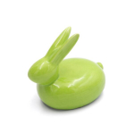 Dekoratyvinė zuikio figūrėlė, 10 cm, žalia, 1 vnt.