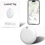 Mini &bdquo;Bluetooth&ldquo; sekiklis daiktams surasti, baltas
