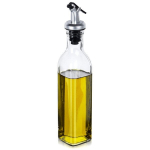 Aliejaus ir acto buteliukas stiklinis su dozatoriumi 250 ml sidabrinis 5x5x255 cm Orion