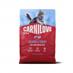 CARNILOVE ACTIVE Cat Salmon & Turkey Large Breeds sausas pa&scaron;aras katėms 2 kg