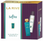 Kvapų rinkinys LA RIVE Saffira moterims, vaisių aromatas, EDP 90 ml + dezodorantas 150 ml