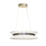 Pakabinamas &scaron;viestuvas Candellux Tolosa LED 30 W, sidabrinis kristalas