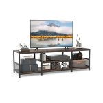TV spintelė Rustic Brown & Black iki 65" televizoriui, TV spintelė Rustic Brown & Black iki 65" televizoriui