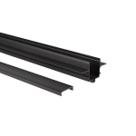 MasterLED 48V įmontuojamas magnetinis bėgelis Luxo 1786, juodas