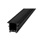 MasterLED įmontuojamas magnetinis bėgelis ap&scaron;vietimo sistemai Luxo 48V 0433, juodas