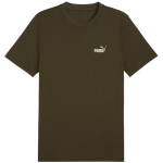 Vyri&scaron;kas mar&scaron;kinėlis Puma Ess 2 Color Small No. 1 Logo Tee, alyvuogių spalvos, 684717 70, M