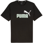 Puma vyri&scaron;kas mar&scaron;kinėlis ESS+ 2 Col Logo Tee, juodas, 586759 97, M