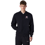 Vyri&scaron;ka Champion džemperis Bomber Sweatshirt, juodas 220269 KK001