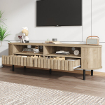 TV stalas, MDF, 2 stalčiai, 160x40x48 cm, 25 kg, 1 vnt