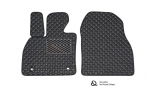 Kilimėliai QuiltyMats Fiat Panda 2003-2012 (Van) (2 vnt.), Juoda-Pilka /13-12
