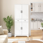 Auk&scaron;tas spintos stalas, MDF, 77x40x181 cm, 2 pak