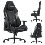 Zom&scaron;inė žaidimų kėdė Huzaro Force 8.3 Carbon Black &ndash; prabangi, kvėpuojanti