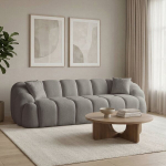 Keturvietė sofa Octavio, pilka