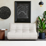 Sofa Bocek, balta