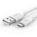 Kabelis USB-A į micro USB kabelis 480 Mb/s 1,5 m, baltas