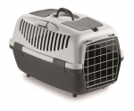 Transpordipuur Gulliver 3 metalluksega 61x40x38cm tumehall/helehall