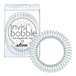 Plona spiralinė plaukų gumytė Invisibobble Slim, Crystal Clear, 3 vnt