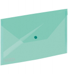 Plastikinis vokas su spaustuku 9113, Grand, A4, žalios sp.