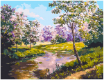 Pie&scaron;imo rinkinys Gamtos garsai 40x50