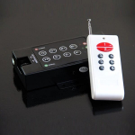 RGB radijo valdiklis LED juostai su nuotolinio valdymo pultu 12V-24V 10A
