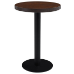 Bistro staliukas, tamsiai rudos spalvos, 60 cm, MDF, Ruda