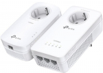 TP-LINK tinklo adapterių rinkinys su elektros lizdais, 1300 Mbps, iki 300 m