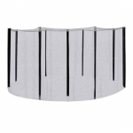 Apsauginis batuto tinklas su skersiniais  Home4You, D305cm, juodas