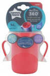 Tommee Tippee mokomasis puodelis Easi-Flow 360, 6m+, red