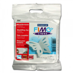 Modeliavimo masė - FIMO - oro lengvas - Orui kietėjantis - Balta - 125 g