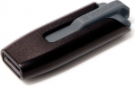 "verbatim" usb atmintinė, usb 3.0, 64 gb, v3, "store n go", juoda, 49174, usb a, su teleskopine jungtimi