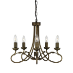 Pakabinamas &scaron;viestuvas Elstead Lighting Olivia OV5-BLK-GOLD