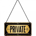 Nostalgic art Private kabantis ženklas, M