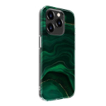Evelatus dėklas skirtas Apple iPhone 15 Pro Žalias marmuras