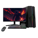Kompiuteris Gaming PC Starter 3 Komplekt, AMD Ryzen&trade; 5 3600 4.2 GHz, 500GB SSD, RAM 16 GB, , PSU 500W, Windows 11 24″ FullHD 1920×1080