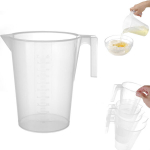 Matavimo indas su skale, 5L, skaidrus