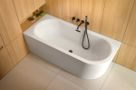 Vonia Besco Avita A-line 170, kairinė, su Klik-klak Black su persipylimu slim