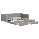 Sofa-lova vidaXL, 90x190 cm, pilka