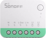 I&scaron;manusis jungiklis Sonoff MINIR4M 1 kanalo WiFi (suderinamas su medžiaga)