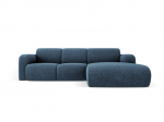 De&scaron;ininė sofa Windsor & Co Lola, 250x170x72 cm, tamsiai mėlyna