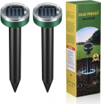 Kurmių atbaidymo prietaisas su saulės baterija, 2 vnt.