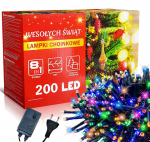 Kalėdinė girlianda, 200 LED, 15,5 m