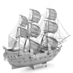 Metalinė dėlionė - konstruktorius Metal Earth Premium Series Black Pearl 3D