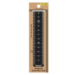 Magnetinis knygos skirtukas-liniuotė Nakabayashi DBR-LD, L-25cm, juodas