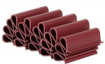 Tvoros juostos klipsai (40 vnt) 47,5 mm RAL8011 (Ruda)